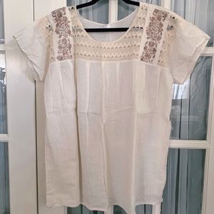 🌟Mexican Embroidered Light Cotton Top